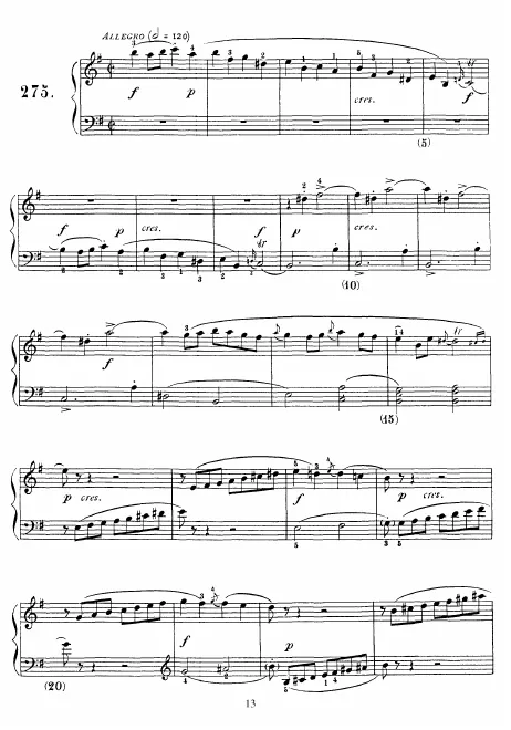 First page of Keyboard Sonata in E minor