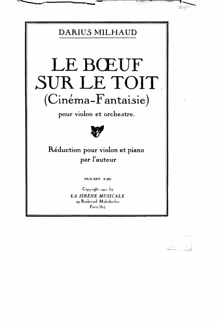 First page of Cinéma-fantaisie