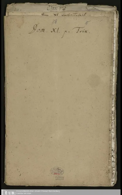 First page of Herr sei mir gnädig denn mir ist Angst