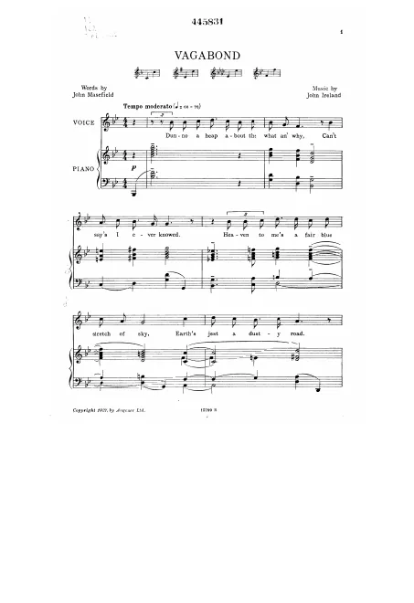 First page of Vagabond