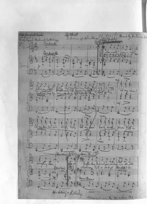 First page of A Dream of Christmas