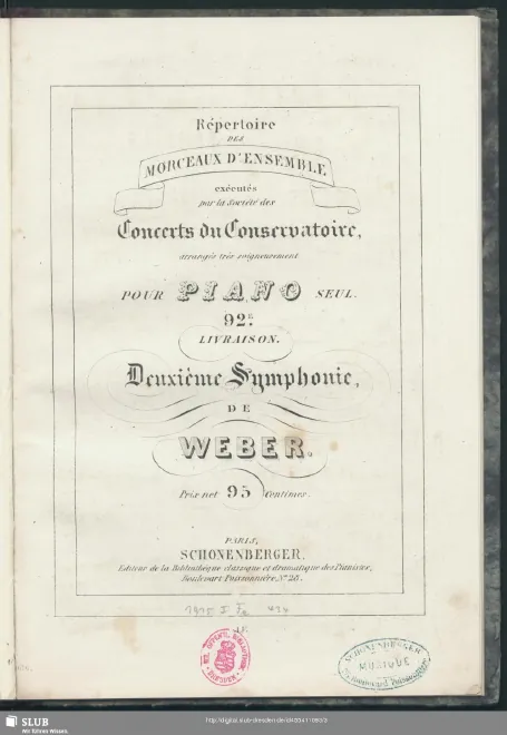 First page of Symphony No.2 in C major