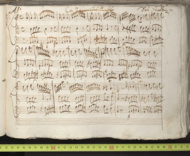 First page of Concerto for Strings in A minor