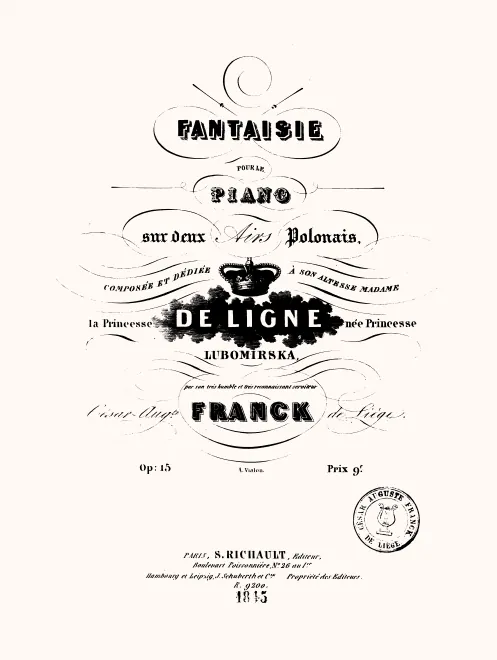 First page of Fantasy on 2 Polish Airs