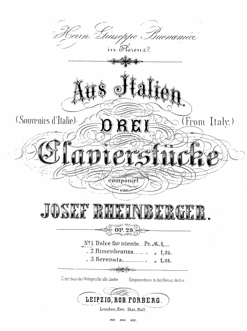 First page of Drei Klavierstücke
