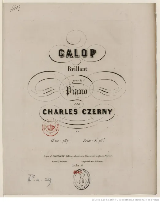 First page of Galop brillant