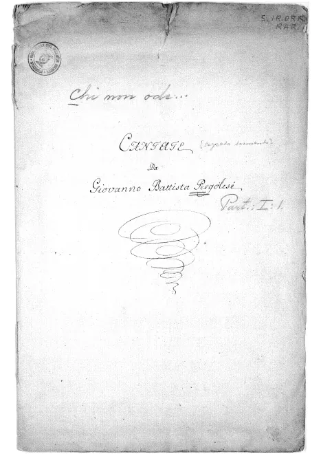 First page of Cantata