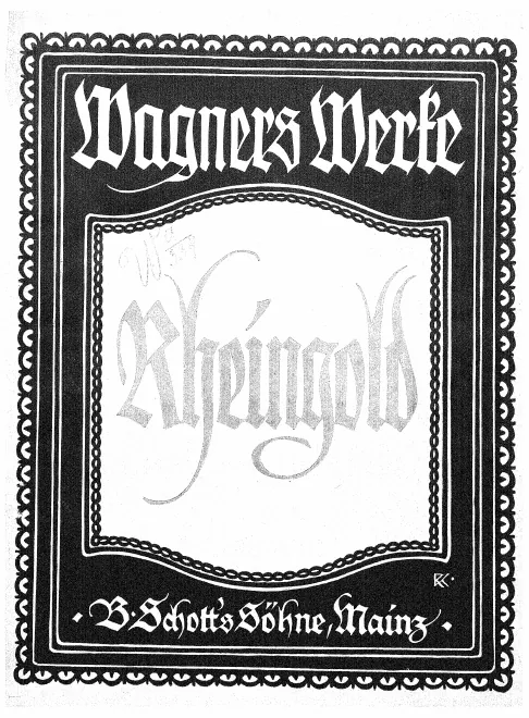 First page of Das Rheingold