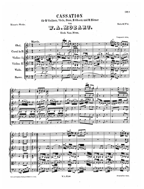 First page of Cassation