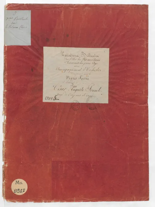 First page of Variations brillantes sur 'Le pré aux clercs'