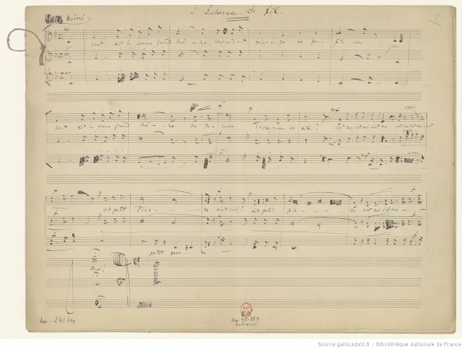 First page of L'écheveau de fil