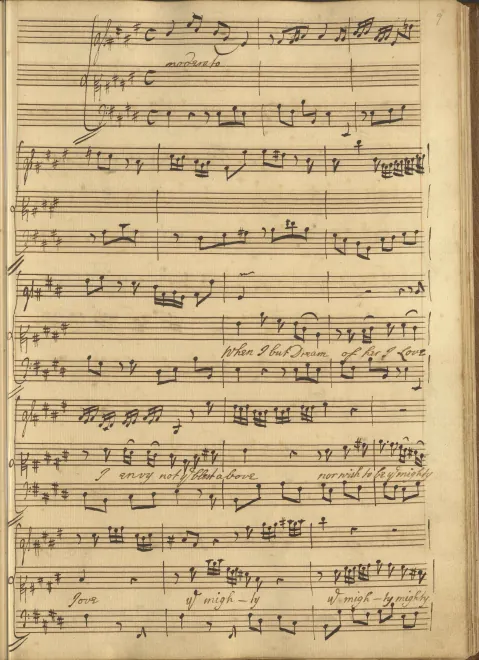 First page of When I but dream