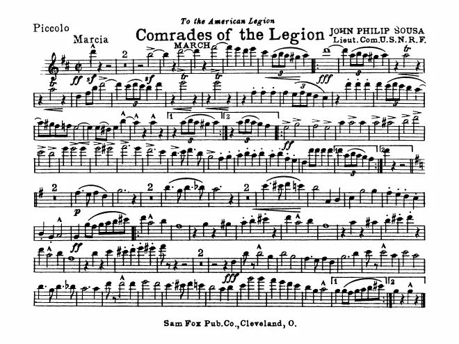 First page of Comrades of the Legion