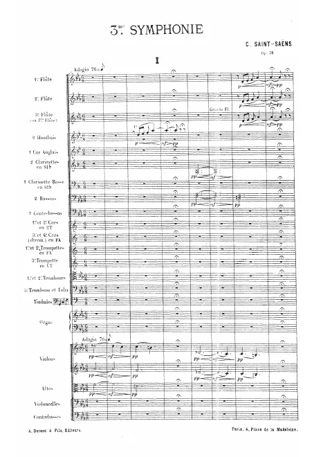 First page of Symphony No.3