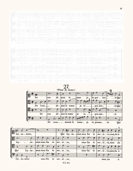 First page of Du corps absent