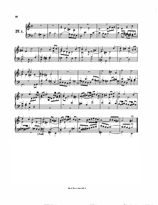 First page of Magnificat Fugue