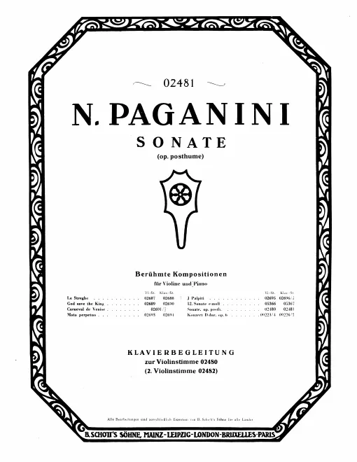 First page of Sonata No.10