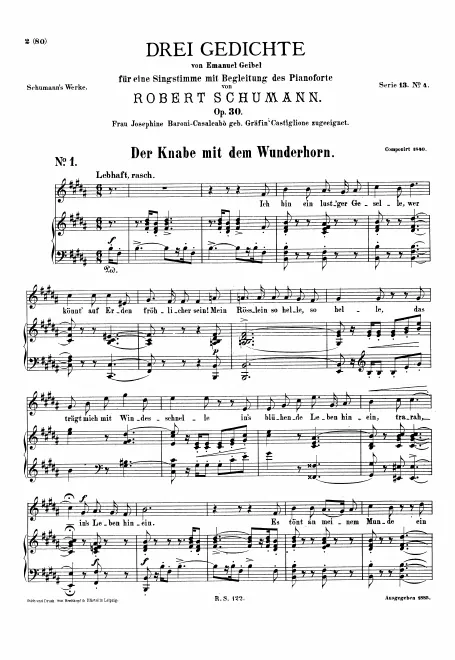 First page of 3 Gedichte