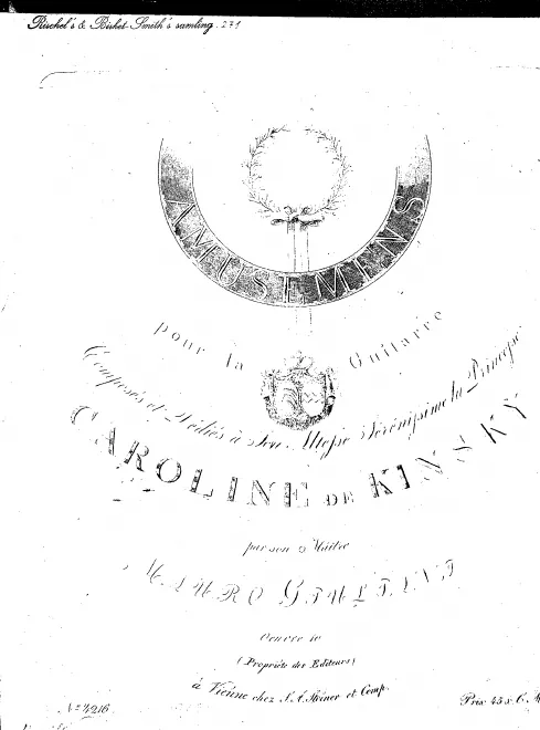 First page of Amusements