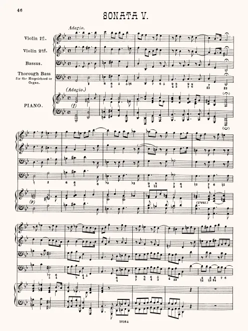 First page of Sonata in G minor