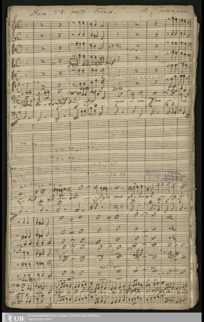 First page of Was betrübst du dich meine Seele
