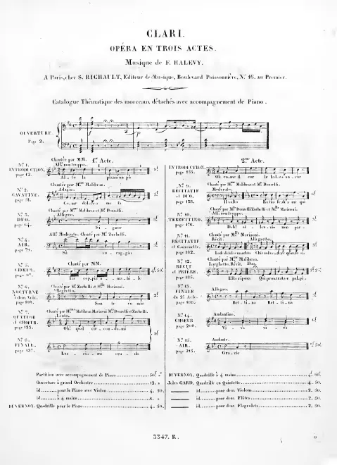 First page of Clari
