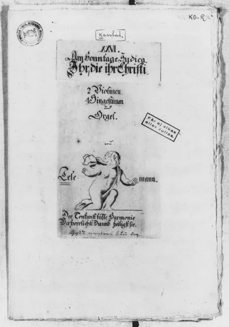 First page of Ihr, die ihr Christi Namen nennt, TWV 1:898
