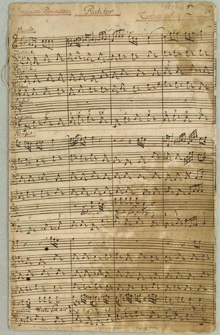 First page of Meine Seele soll verzagen