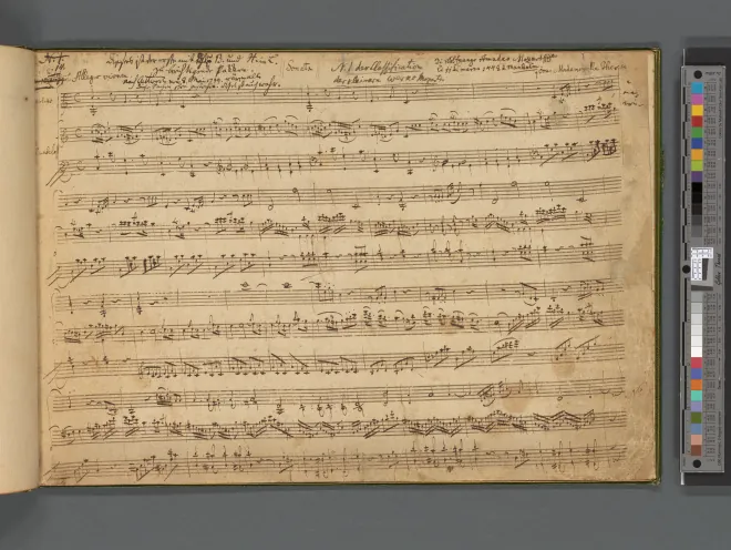 First page of Violin Sonata
