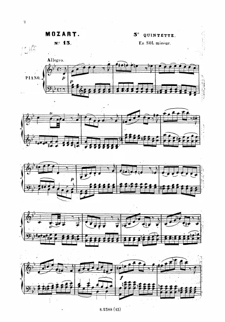 First page of String Quintet No.4