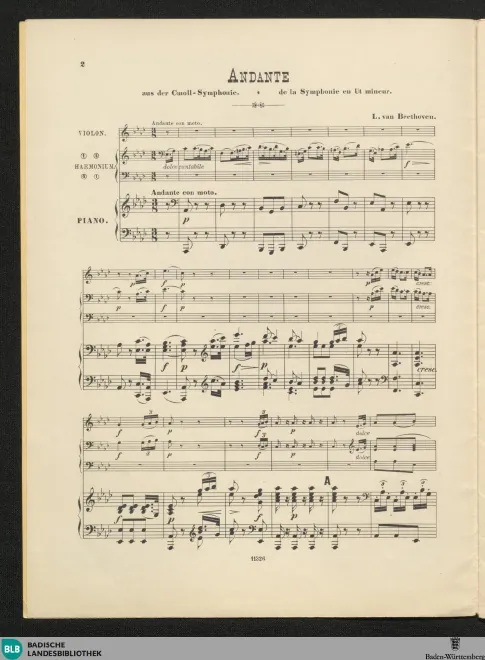 First page of Symphony No.5