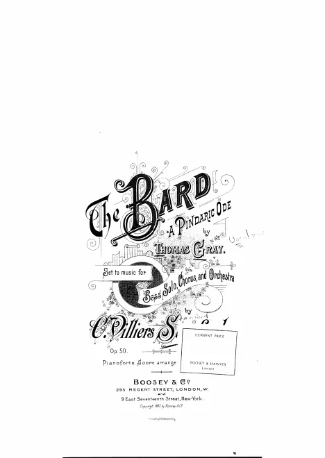 First page of The Bard