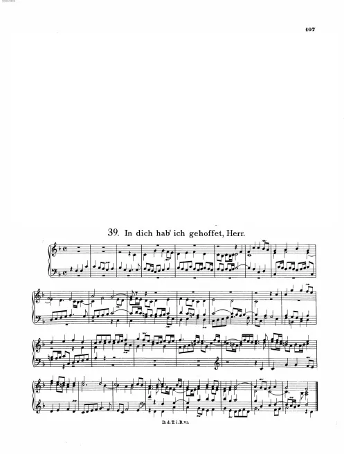 First page of In dich Ich hab gehoffet