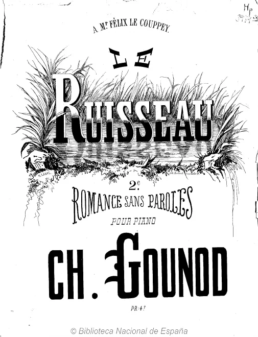 First page of Le ruisseau
