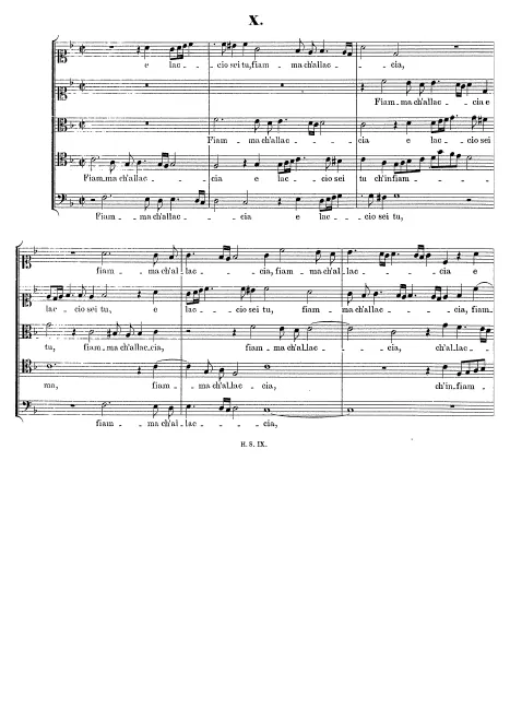 First page of Flamma ch'allacia