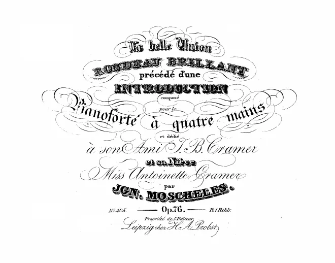 First page of La belle union