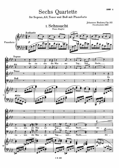 First page of 6 Quartets