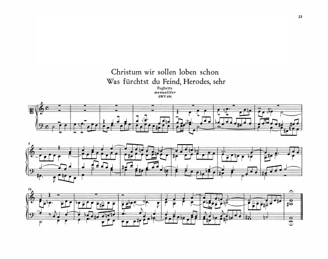 Christum wir sollen loben schon, BWV 696