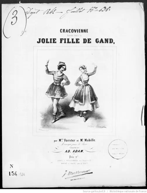 First page of La jolie fille de Gand