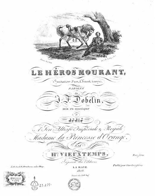 First page of Le héros mourant