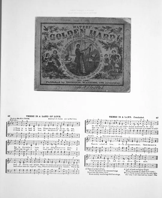 First page of There Is a Land of Love