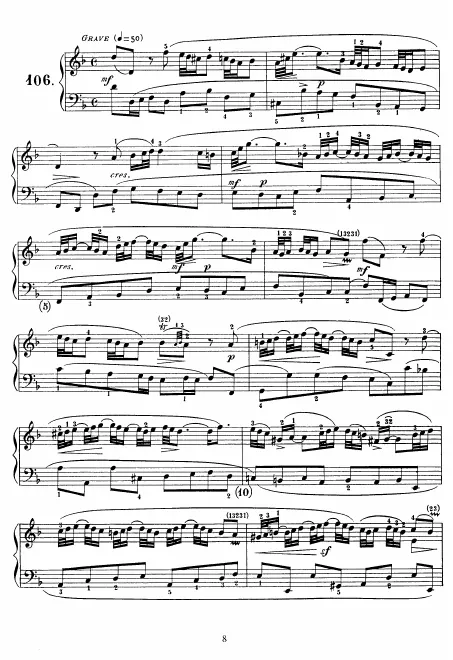 First page of Keyboard Sonata in D minor