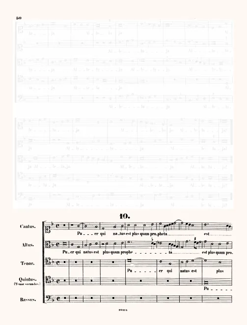 First page of Puer qui natus est