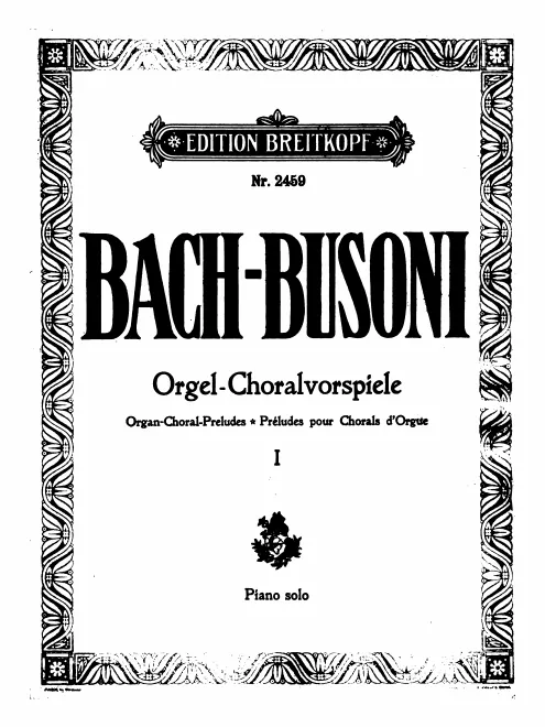 First page of Orgel-Choralvorspiele
