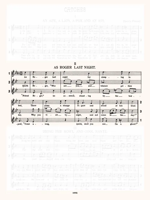 First page of As Roger Last Night