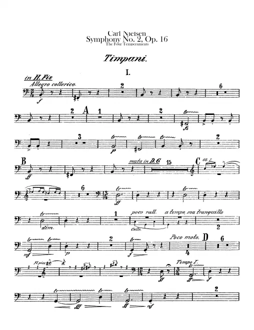 First page of Symphony No.2
