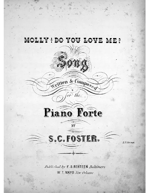 First page of Molly Do You Love Me!