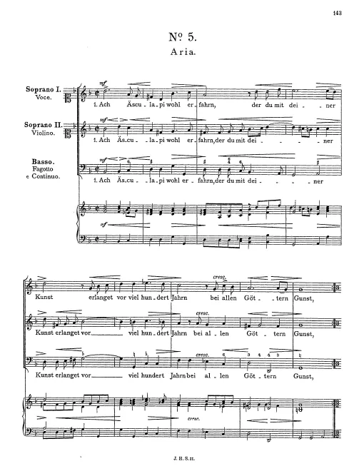 First page of Ach Äsculapi wohl erfahrn