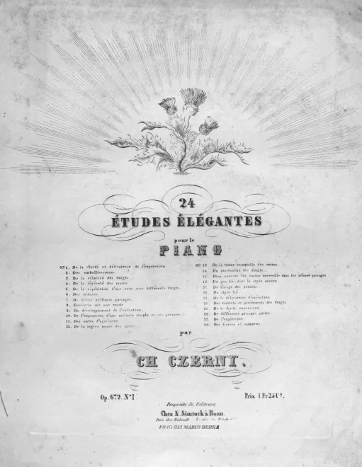 First page of 24 Etudes élégantes