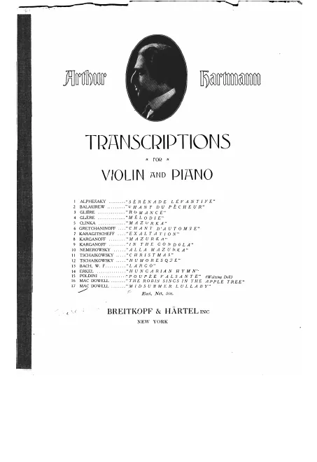 First page of 8 Songs